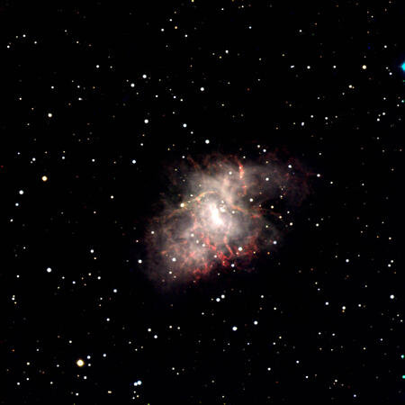 Photograph of the Crab Nebula taken by me